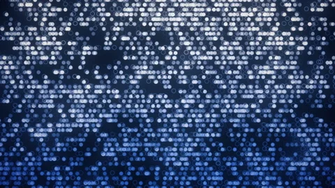 Data mining blue moving glowing dots looping background Stock Footage 134738078