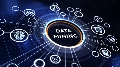 Data mining concept. Business, modern technology, internet and networking con Stock Footage 185343241