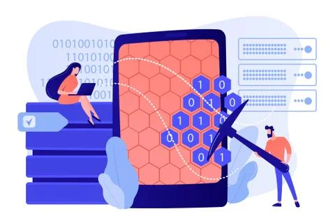 Data mining concept vector illustration. イラスト素材