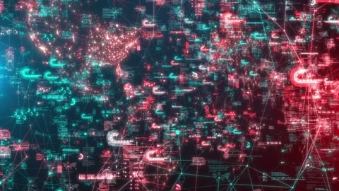 Data Mining on a Global Scale, Techniques and Applications Stock Footage 271317948