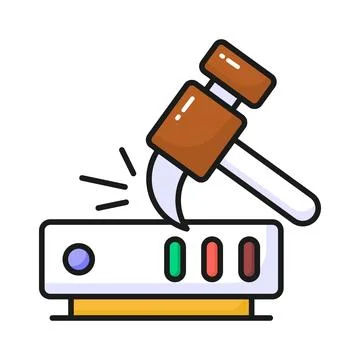 Data mining icon design, data digging vector in modern style, ready to use Stock Illustration