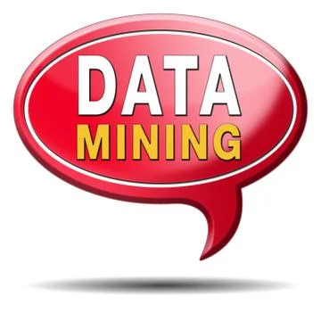 Data mining icon Stock Illustration