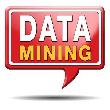 Data mining icon Stockillustratie