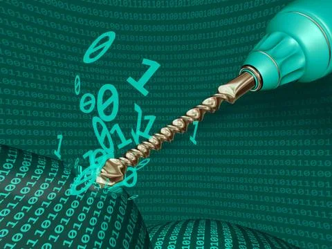 Data mining Stock Illustration