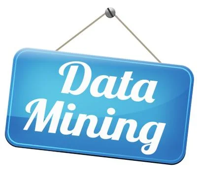 Data mining Stock Illustration