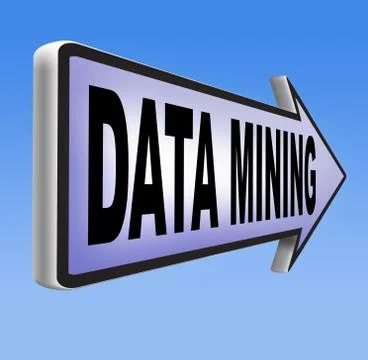Data mining Stock Illustration