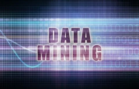 Data Mining Stock Illustration