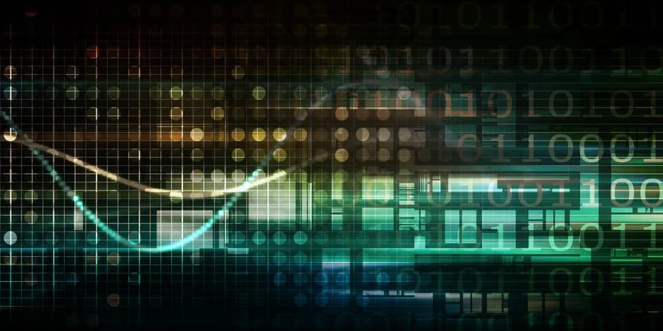 Data Mining Stock Illustration
