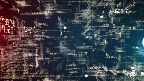 Data Mining Network Architecture Machine Learning Algorithms and Analytics Video stock 286107047