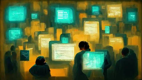 Data mining is a process used by companies to turn raw data into useful infor Stockillustratie