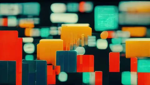 Data mining is a process used by companies to turn raw data into useful infor Stockillustratie