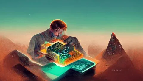 Data mining is a process used by companies to turn raw data into useful infor Stock Illustration