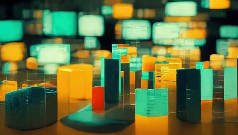 Data mining is a process used by companies to turn raw data into useful infor Stock Illustration