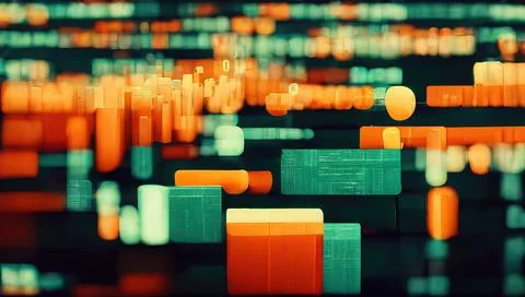 Data mining is a process used by companies to turn raw data into useful infor Stockillustratie