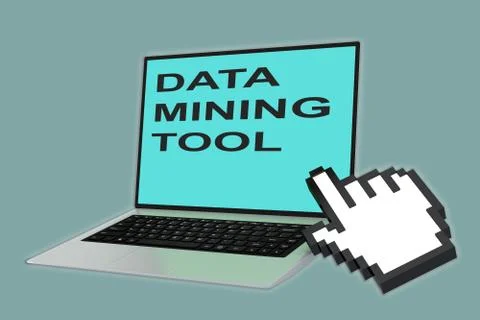 Data Mining Tool concept Stock Illustration