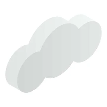 Data modern cloud icon, isometric style イラスト素材