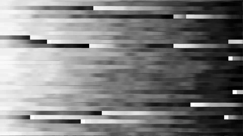 Data mosh. The interrupted signal. Horizontal stripes of pixel noise. 動画素材 121758182