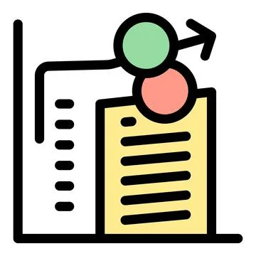 Data moving from server to document, illustrating data transfer 스톡 일러스트