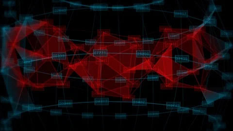 Data Network Background Loop Video stock 90071440