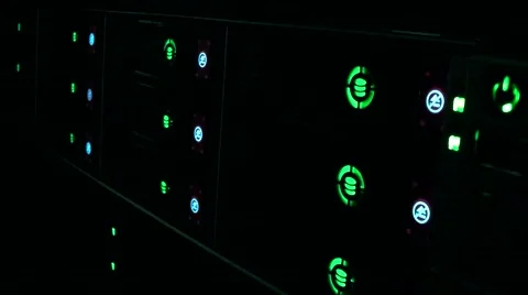 Data Network Center Server. Cloud Computing, E-Commerce Upload Download Data. Stock Footage 43093086