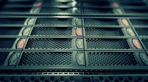 Data network center servers. Cloud computing, e-commerce upload download data. 库存影片 21572561