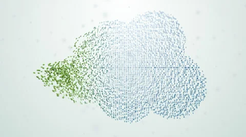 Data network center servers. Cloud computing, e-commerce upload download data. Stock Footage 30018546