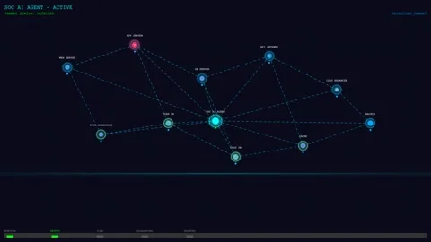 Data Network Connection and Digital Communication Concept 動画素材 341736829
