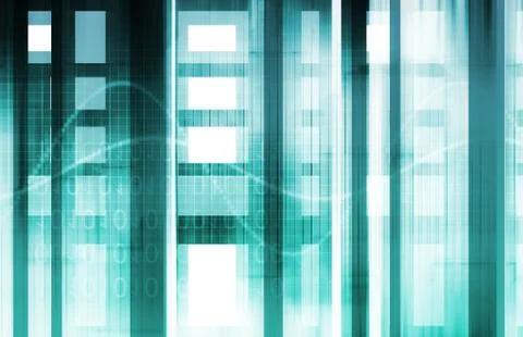 Data network Stock Illustration