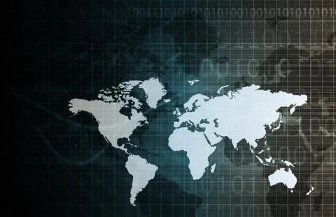 Data network Stock Illustration