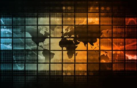 Data network Stock Illustration