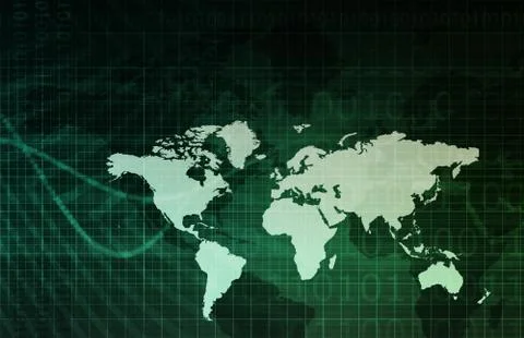 Data network Stock Illustration