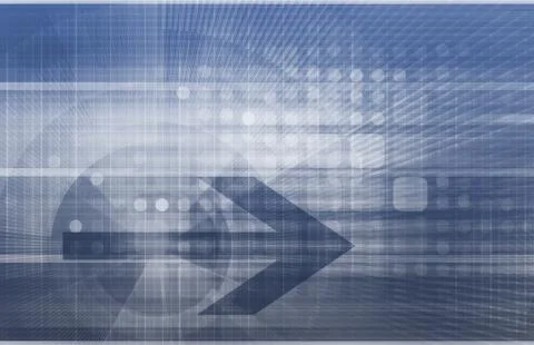 Data network Stock Illustration