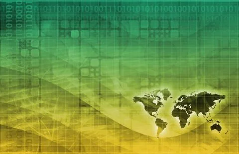 Data network Stock Illustration