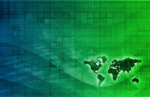 Data network Stock Illustration