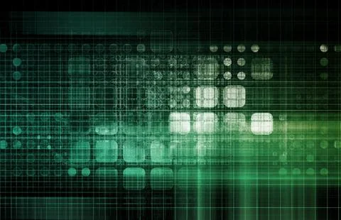 Data Network Illustrazione stock