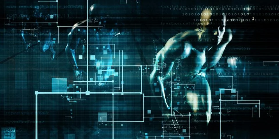 Data Network Stock Illustration