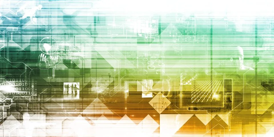 Data Network Stock Illustration