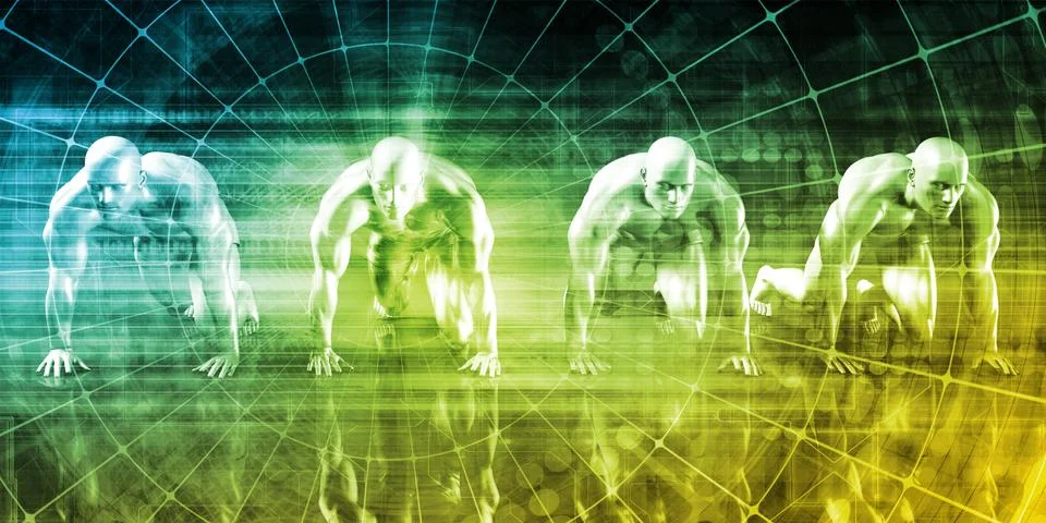 Data Network Stock Illustration