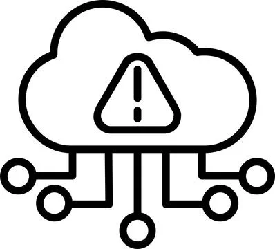 Data Network Line Icon Design Stock Illustration