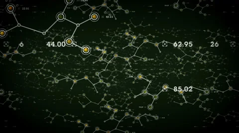 Data Networks Green Stock-Footage 66006163