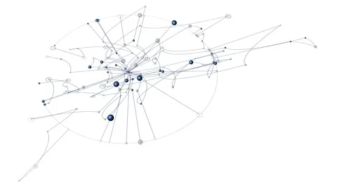 Data Node Network. Stock Footage 232023031