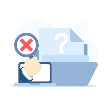 Data not found search concept Stock Illustration