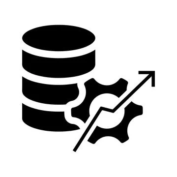 Data, optimization, indicator icon. Stock Illustration