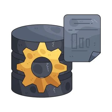 Data Optimizer illustration 스톡 일러스트