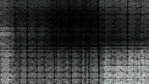 Data Overload and Network Congestion Computational Visualization Video stock 345842257