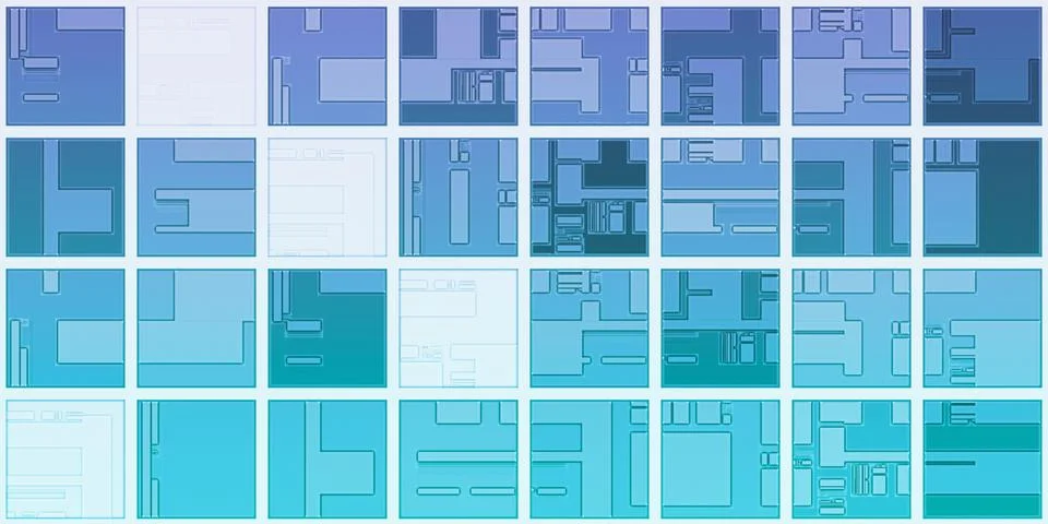 Data Patterns Illustrazione stock