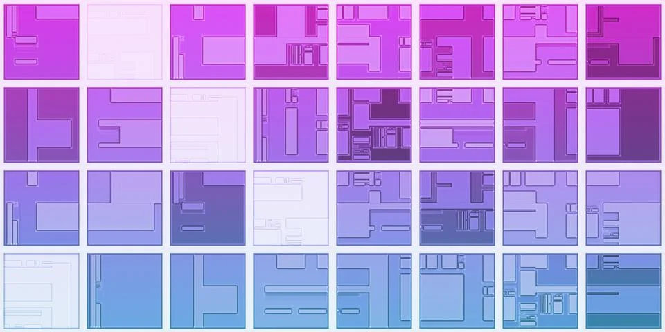 Data Patterns Stock Illustration