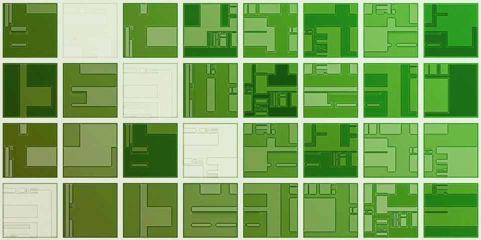 Data Patterns Illustrazione stock