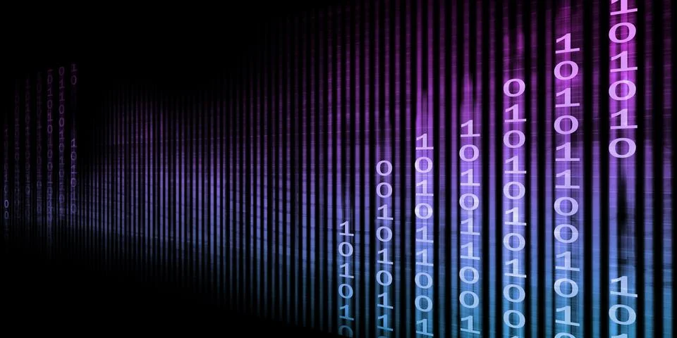 Data Patterns Illustrazione stock