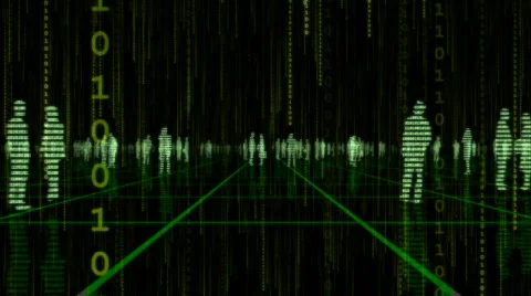 Data People - Green Stock Footage 828460